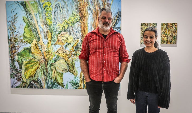 Eric Carlos Bertrand et Tania de la Cruz, de la galerie Cache, présentent l’exposition «Corsi e Recorsi» dans l’édifice Belgo.