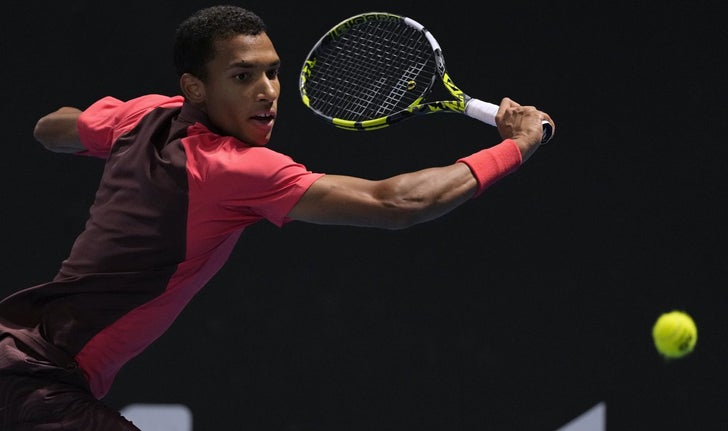 Félix Auger-Aliassime à l’Open d’Australie de tennis à Melbourne, mercredi le 1er janvier