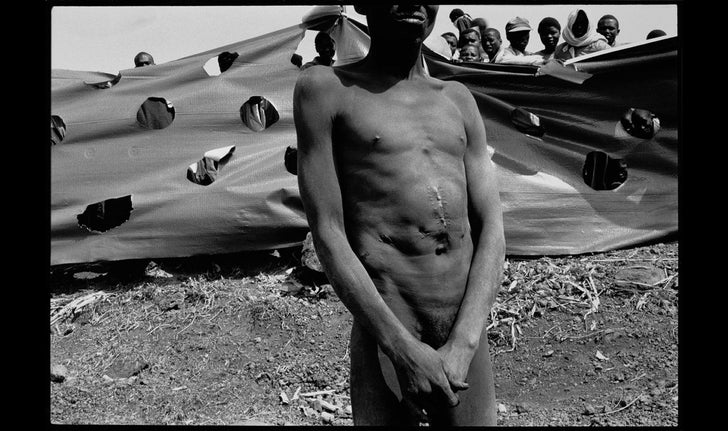 Goma, Zaïre, 1994. Des réfugiés rwandais dans un camp de réfugiés