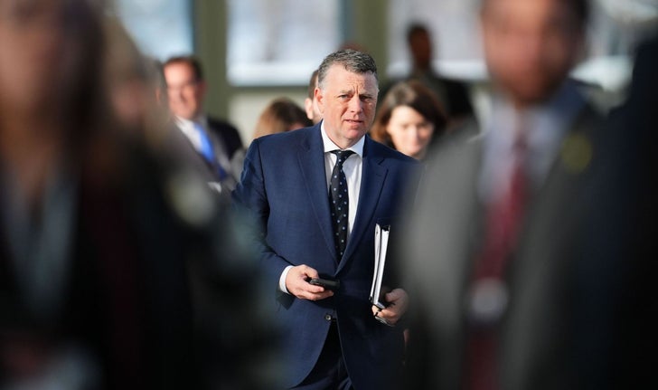 Le premier ministre de l’Île-du-Prince-Édouard, Dennis King lors de la réunion des premiers ministres à Ottawa, le mercredi 15 janvier 2025.