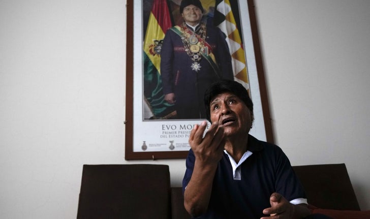 L'ancien président bolivien Evo Morales, en 2024