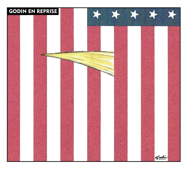 Le regard de notre caricaturiste Godin sur l'actualité.