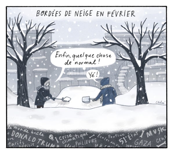 Le regard de notre caricaturiste Chloé sur l’actualité du jour