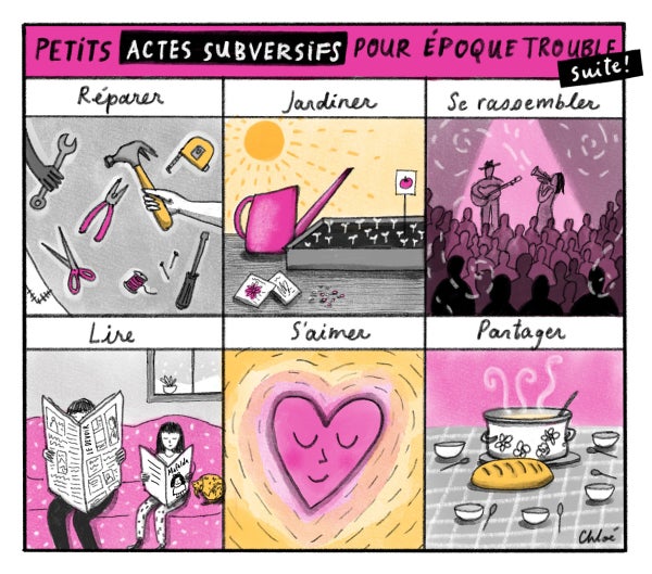 Le regard de notre caricaturiste Chloé sur l'actualité du jour